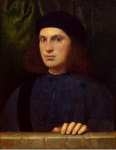 Bonifazio Veronese Bonifazio de Pitati Portrait of a Young Ma - Hermitage